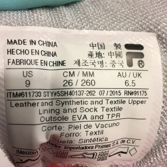 Gently Used FILA Fuschia/Gray Women Sneakers - Picture 8 of 8